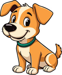 Fototapeta premium a illustrator vector dog with a white backround