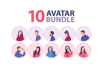 Avatar Bundle Featuring Diverse People