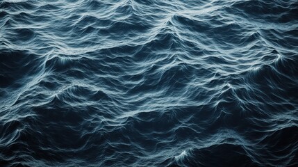 Fototapeta premium Intricate Water Patterns on a Vast Blue Ocean Surface, Background Showcasing the Beauty and Power of Nature's Dynamic Forces
