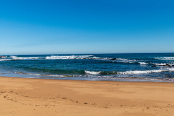 beach in the morning