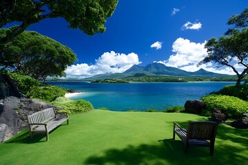 Tropical Lakeside Viewpoint