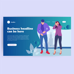 Business Headline Placeholder for Website