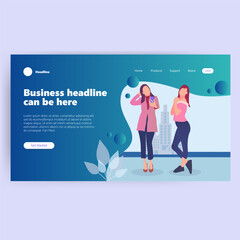 Business Headline Webpage