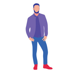 Casual Business Man Illustration