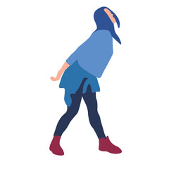 Dancing Figure in Profile