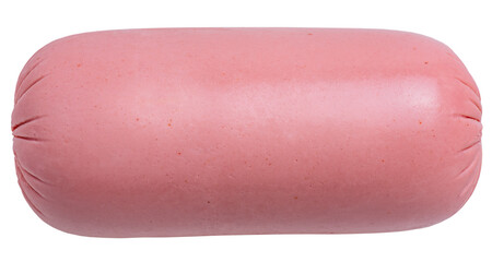 Boiled sausage isolate. Food, sausage.