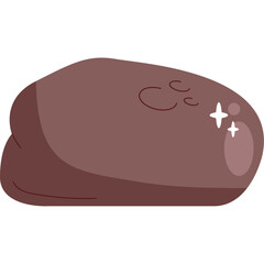 Potato Vegetable icon flat illustration