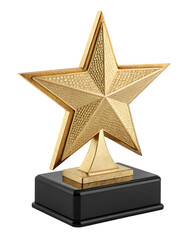 gold star award isolated