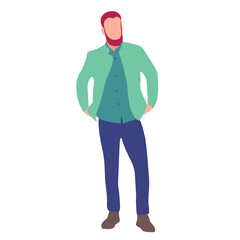 Man in casual attire