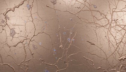 Brushed bismuth texture with soft iridescent streaks and industrial grain