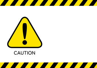 注意喚起のマークのフレーム