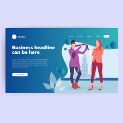 Modern Business Headline Banner