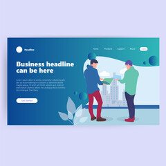 Modern Business Headline Template