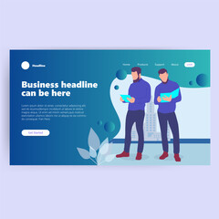 Modern Business Headline Webpage (3)