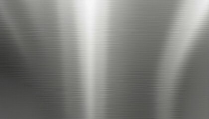 Brushed stainless steel with uniform streaks and industrial shine