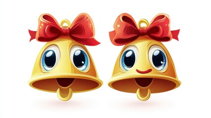 Obraz premium Cheerful Golden Bells Design