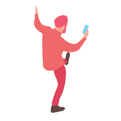 Person Dancing While Holding Phone