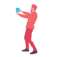 Person Taking Selfie