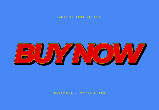 Red Bold Vibrant 3d Font Heavy Outline Text Effect 