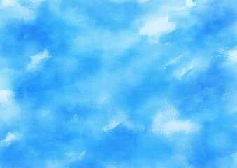 Obraz premium Abstract Light Blue Watercolor Background