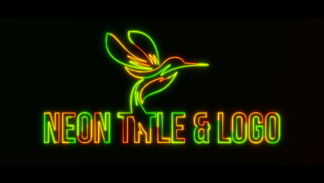 Neon Style Logo