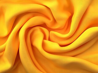 Obraz premium Yellow Fabric Swirls with Texture.