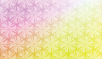 Vector geometric pattern. Triangles curved line. For wallpaper, presentation background, interior design, fashion print. Gradient color