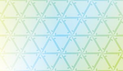 Smart background with decorative geometric layot. Vector illustration. Gradient color