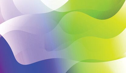 Wave Abstract Background. For Business Presentation Wallpaper, Flyer, Cover. Vector Illustration with Color Gradient.