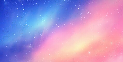 Naklejka premium 梦幻星空背景图