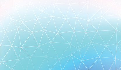Low poly layout. Decorative design For interior wallpaper, smart design, fashion print. Vector illustration. Creative gradient color.