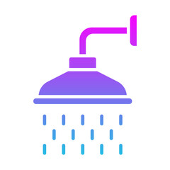 Fototapeta premium Shower Head Icon