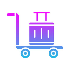 Luggage Cart Icon