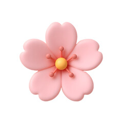 3D Sakura Flower Icon

