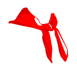 Philippine red scarf