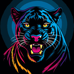 panther vector for design needs