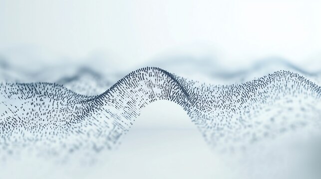 Minimal binary code flow on white with subtle cloud computing elements, perfect for coding and data themes