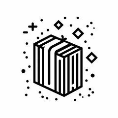 Charming 3D rendering of a cute icon crafted from fluffy felt fabric, set against a black background with symmetrical composition, soft lighting, and an isometric view
