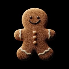 Charming 3D rendering of a cute icon crafted from fluffy felt fabric, set against a black background with symmetrical composition, soft lighting, and an isometric view