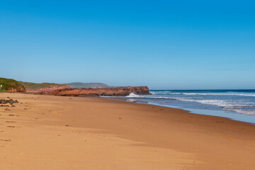 beach and sea Phillip Island Australia Forrest Caves low tide.
