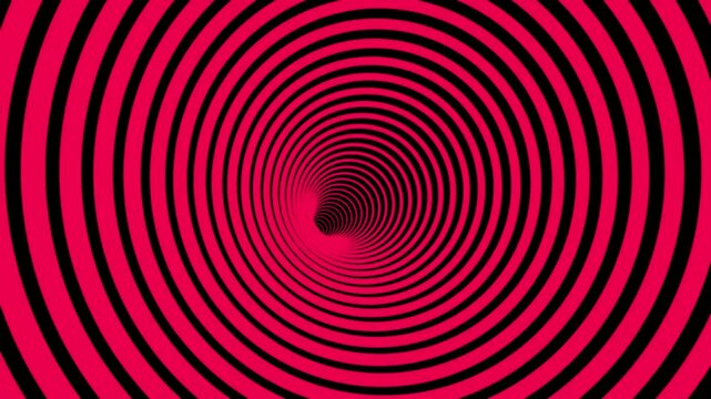 spiral animation. hypnotic spiral motion. hypnosis visualization video footage.