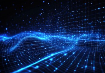 Abstract Digital Wave Network