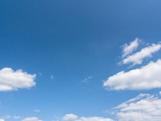 Obraz premium 春の山から 青空と雲33