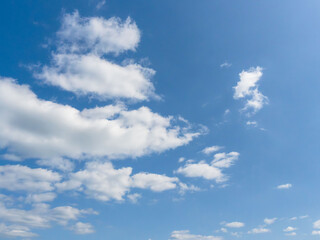 Fototapeta premium 春の山から 青空と雲43