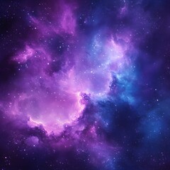 Obraz premium Cosmic Nebula, vibrant colors, deep space