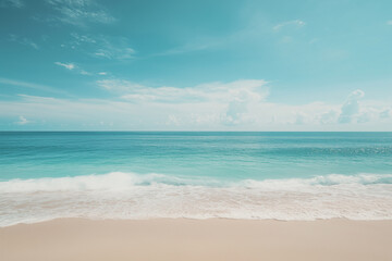 Obraz premium beach and blue sky and sea,summer