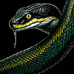 snake vector art for design needs