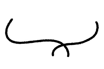 手描きの吹き出し04　あしらい04　ベクター