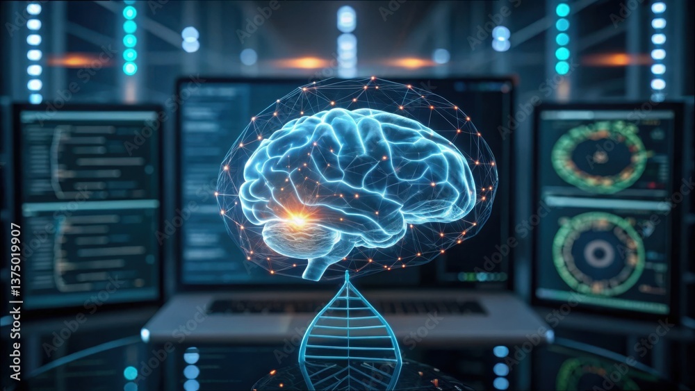 Poster Concept of Rewriting Genetic Memory in a Digital Environment