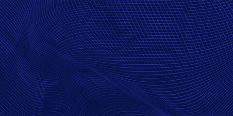 Dot white blue wave light screen gradient texture background. Abstract technology big data digital background.